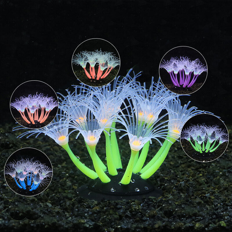 Silicone Glowing Landscape Art - Aquarium Plant Live 评论和价格