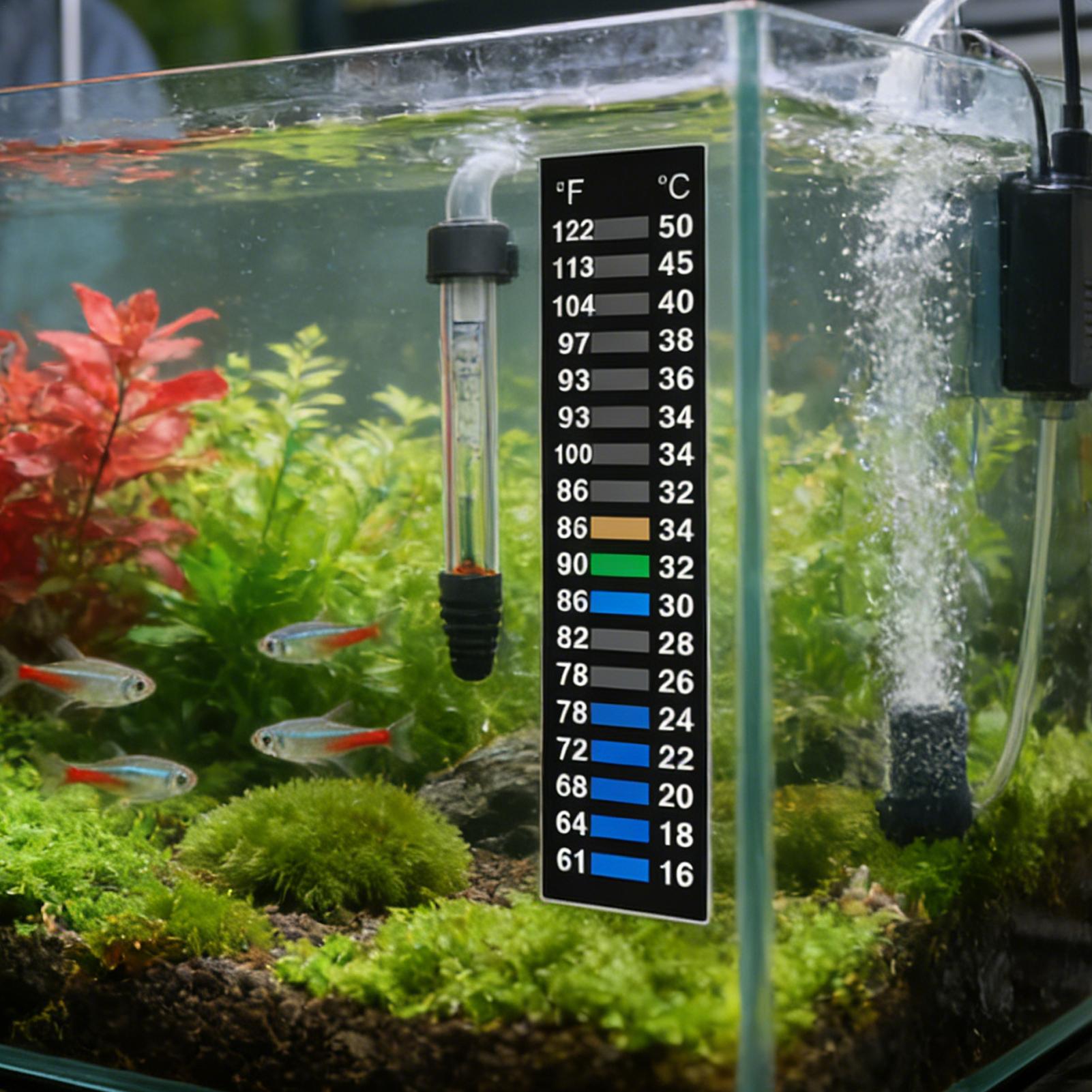 Stick On Temperature Strip LCD - Planted Aquarium Temperature 评论和价格