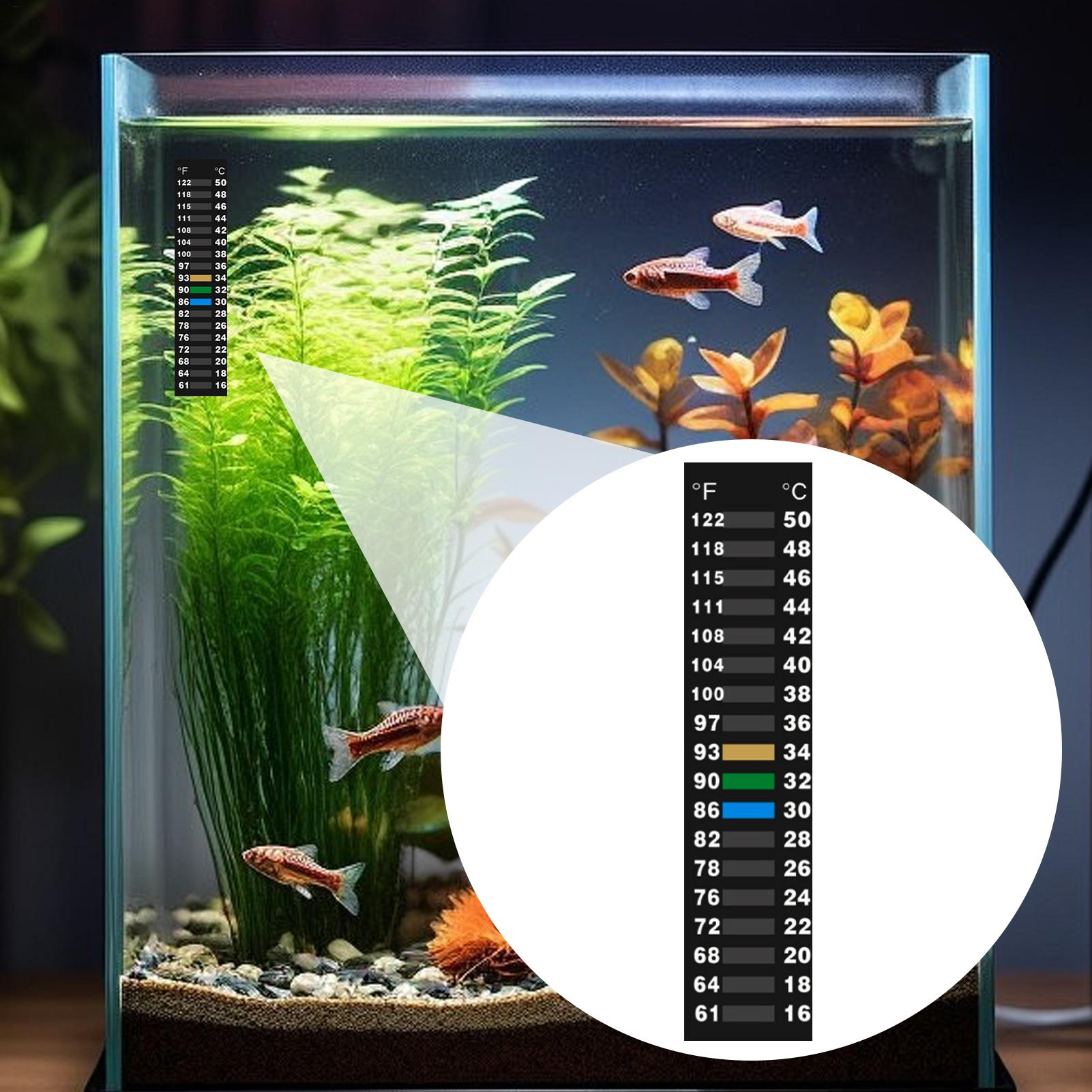 Stick On Temperature Strip LCD - Planted Aquarium Temperature 评论和价格