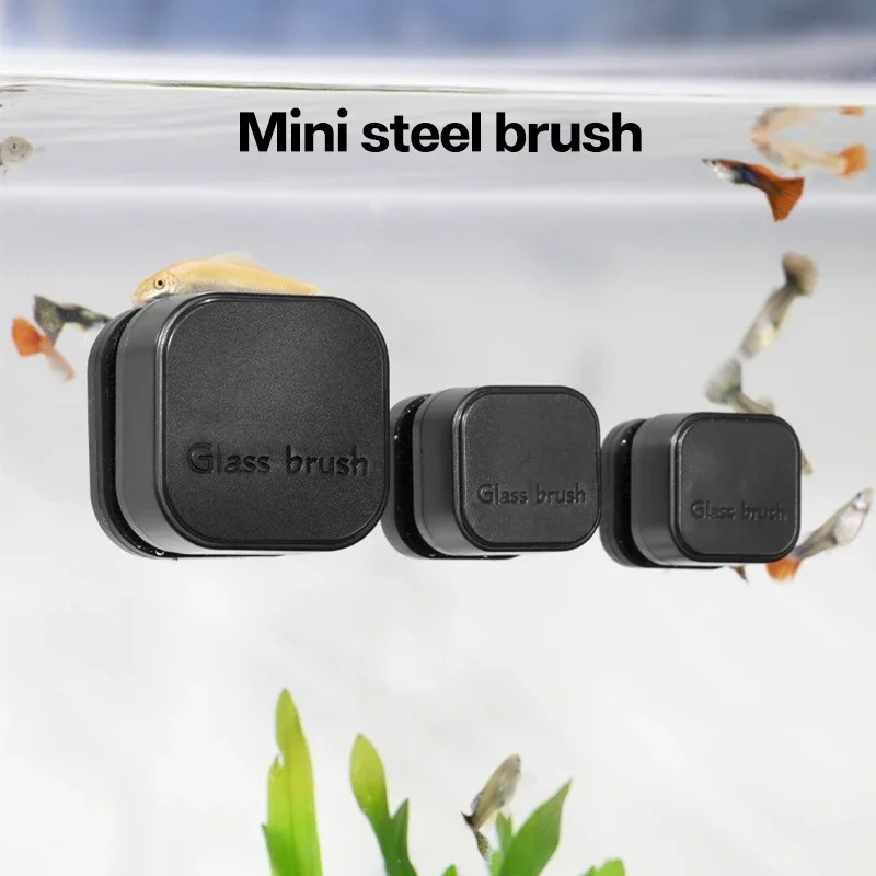 Mini Square Magnetic Brush Aqu - Planted Aquarium Tools 评论和价格