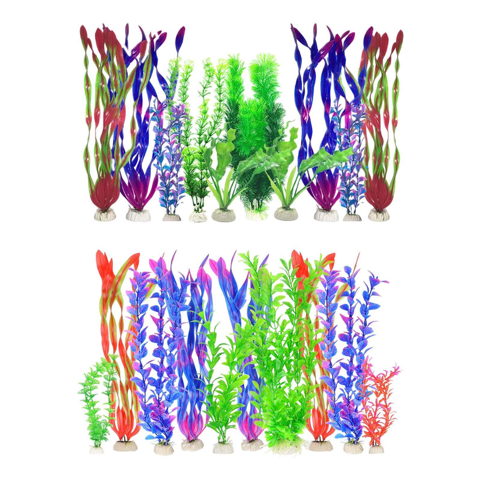 Artificial Aquarium Plants Set - Planted Aquarium Tank Kit 评论和价格