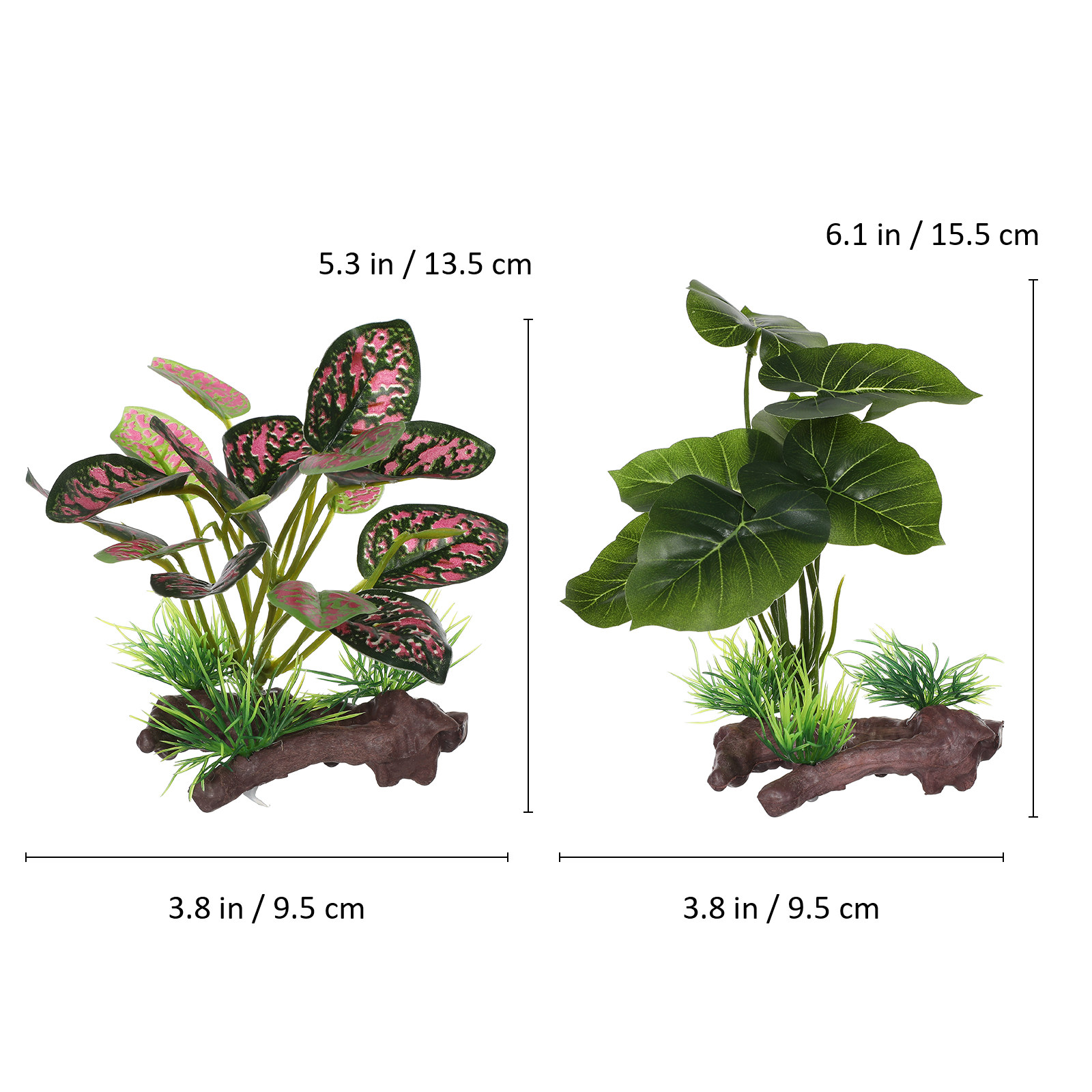 2Pcs Lifelike Artificial Aquar - Planted Aquarium Maintenance 评论和价格