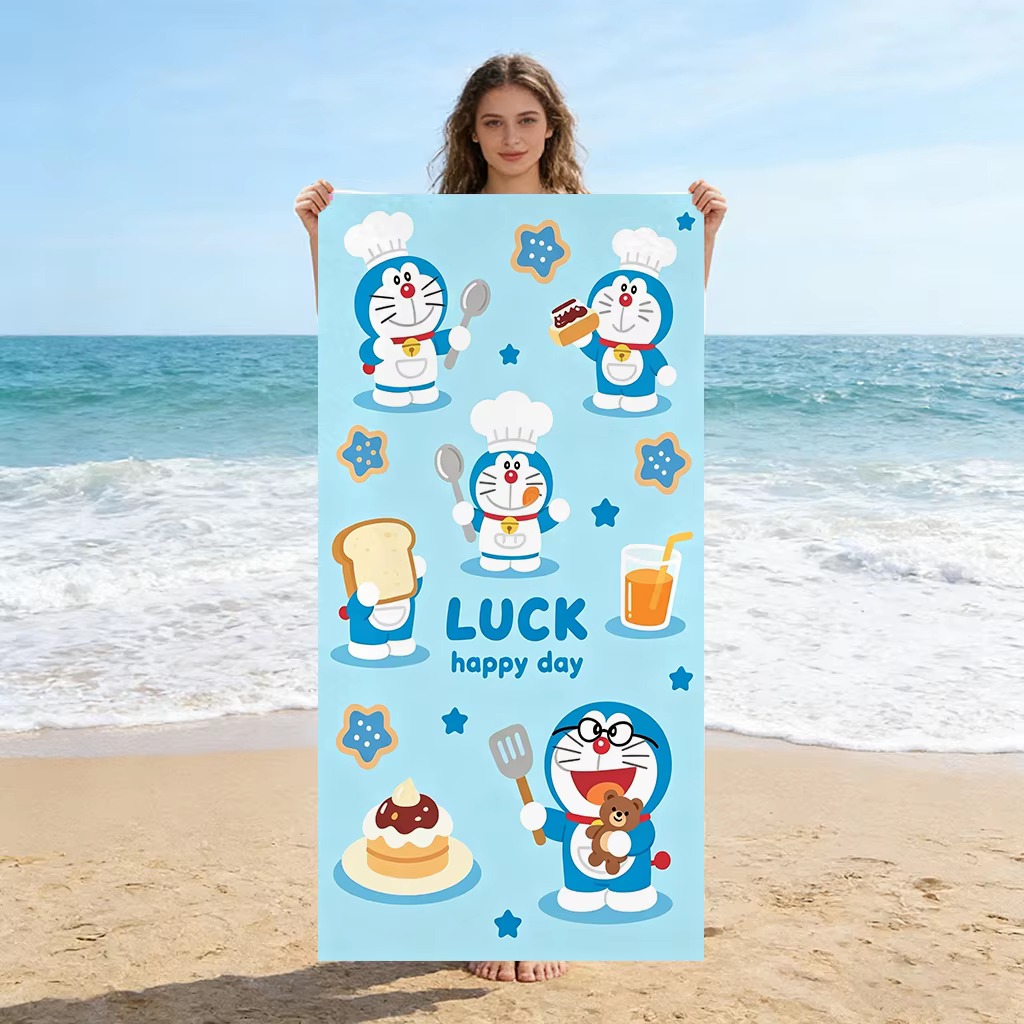 Doraemon Beach Towel Purple Gh - Aquarium Zombie 评论和价格