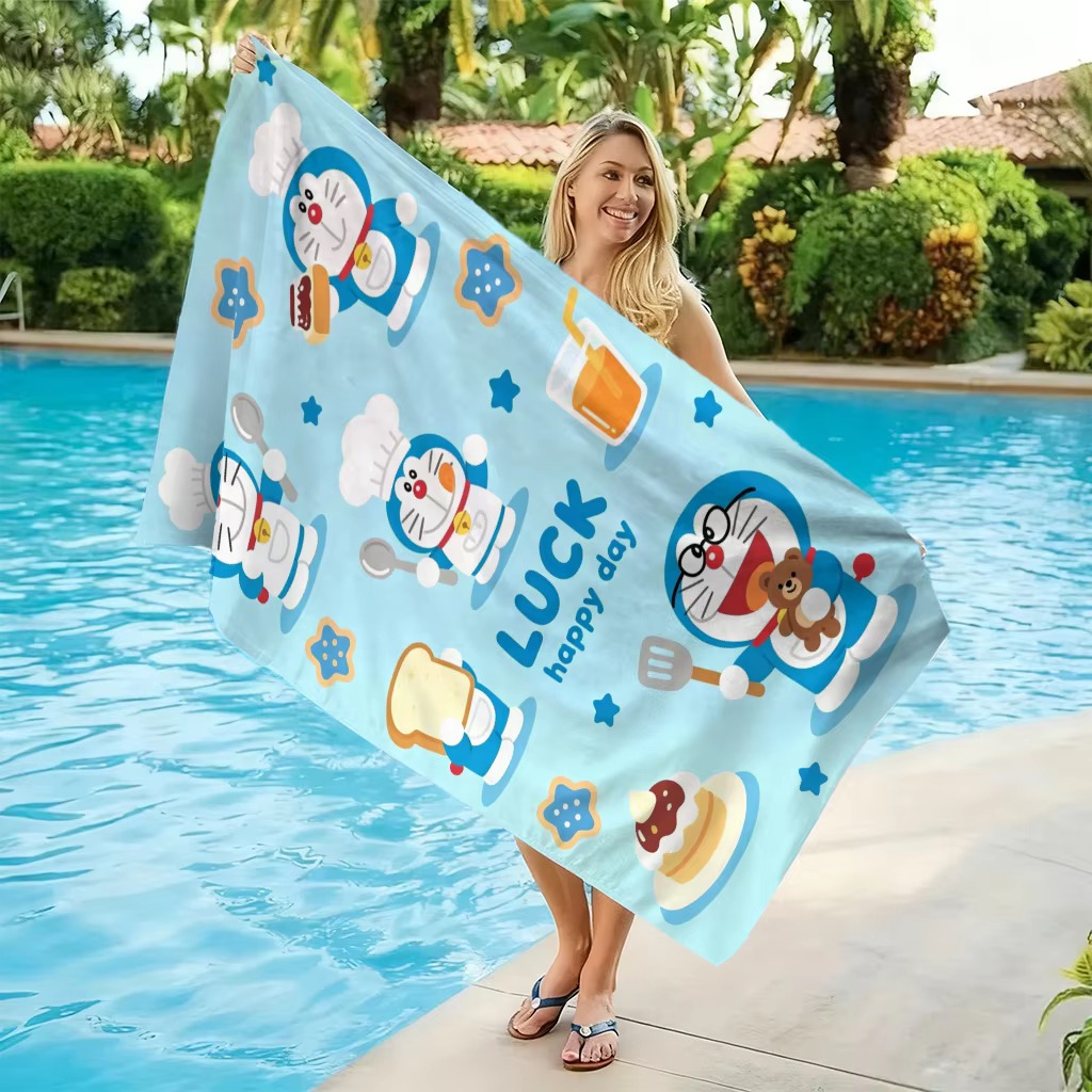 Doraemon Beach Towel Purple Gh - Aquarium Zombie 评论和价格