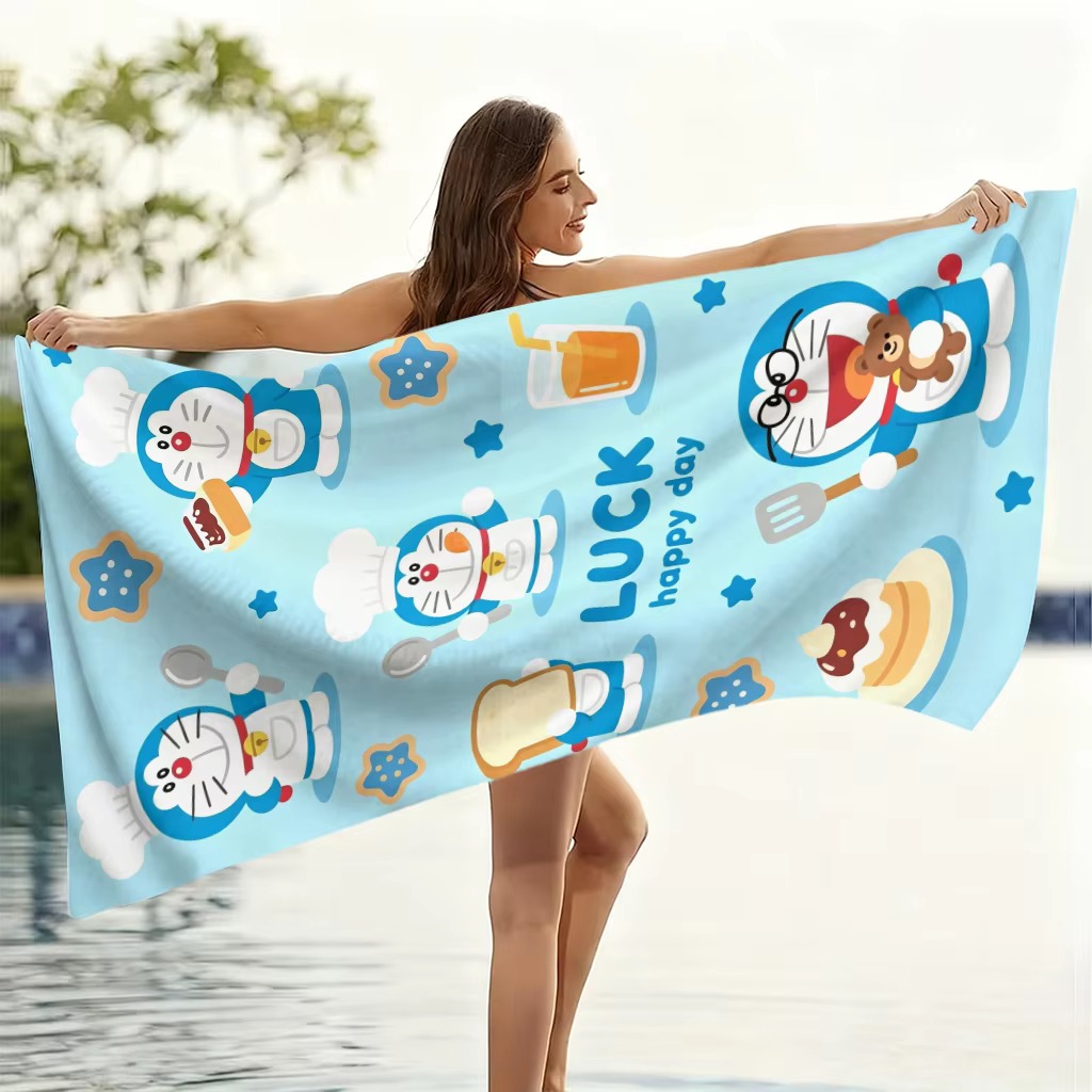Doraemon Beach Towel Purple Gh - Aquarium Zombie 评论和价格