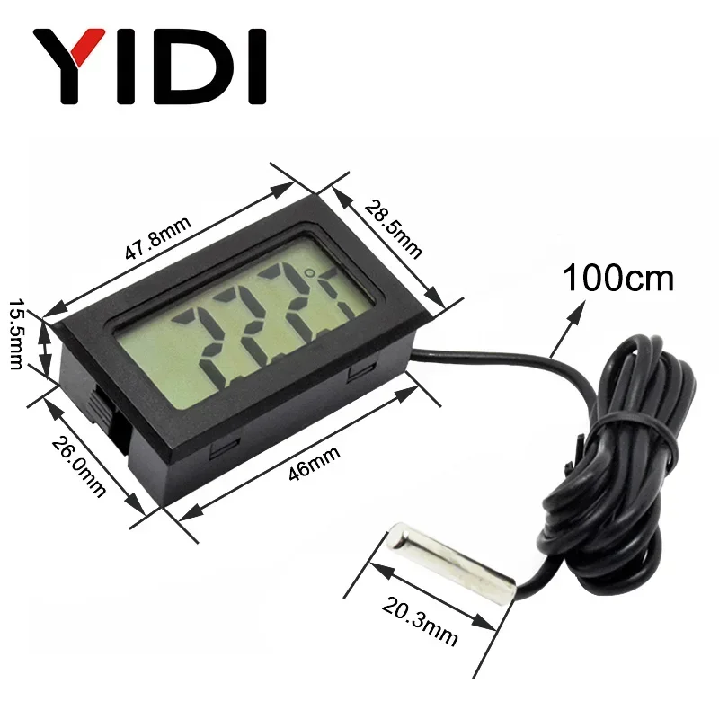 Mini LCD Digital Thermometer H - Planted Aquarium Temperature 评论和价格