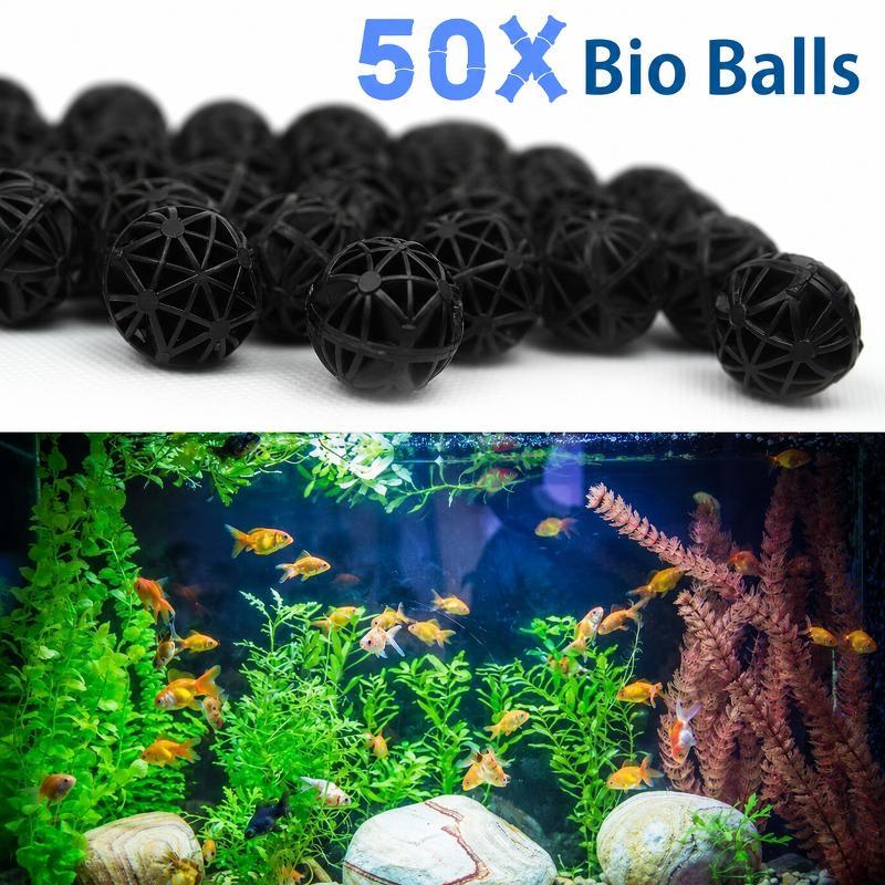 50Pcs 16mm Aquarium Bio Filter - Aquarium Planted Tank 评论和价格