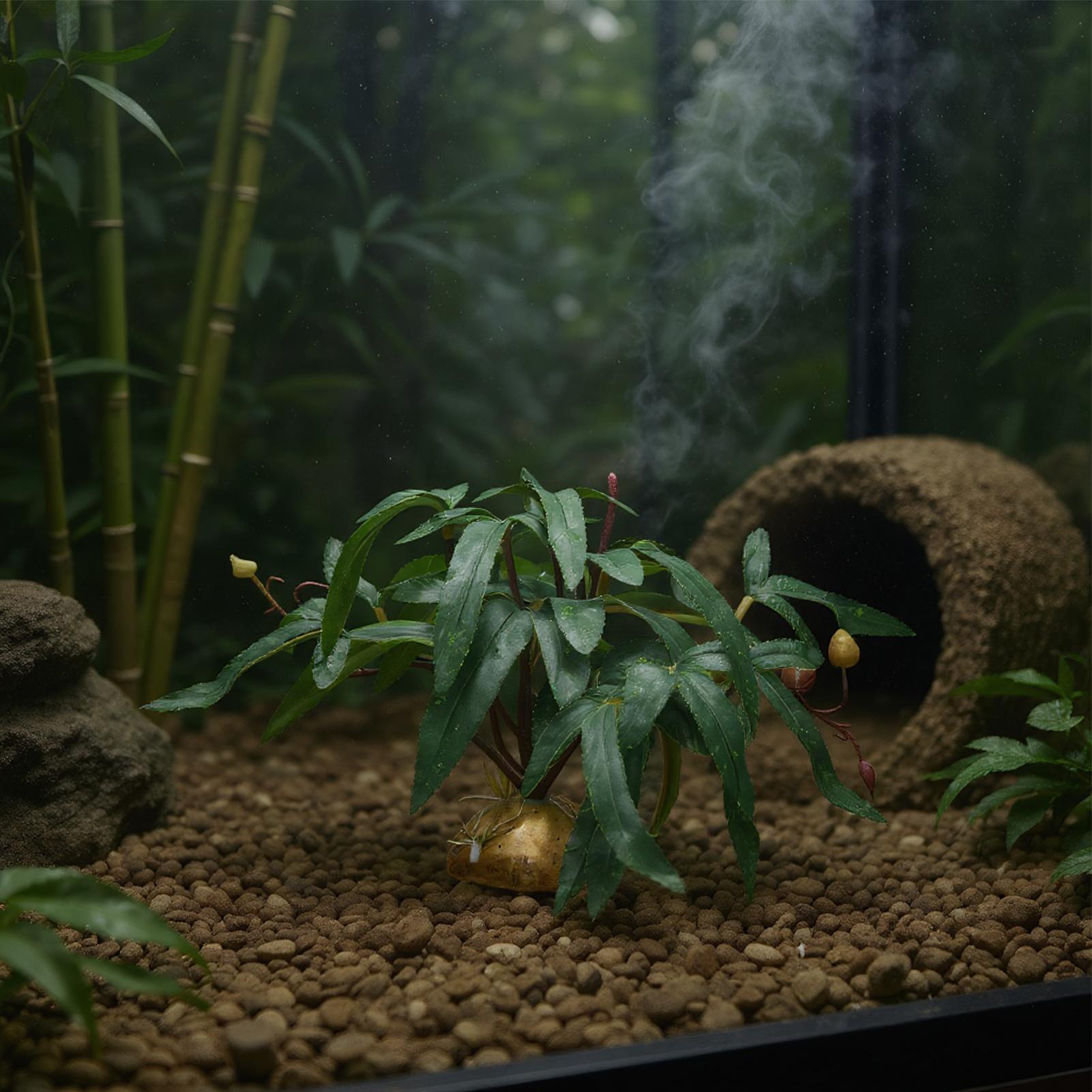 Fake Reptile Plants Snake Tank - Aquarium Planted Tank 评论和价格