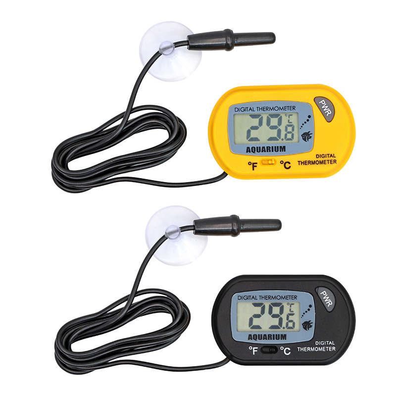 Fish Tank Thermometer LCD Digi - Planted Aquarium Temperature 评论和价格