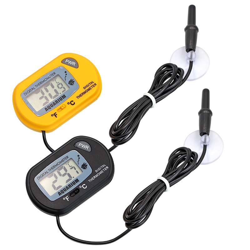 Fish Tank Thermometer LCD Digi - Planted Aquarium Temperature 评论和价格