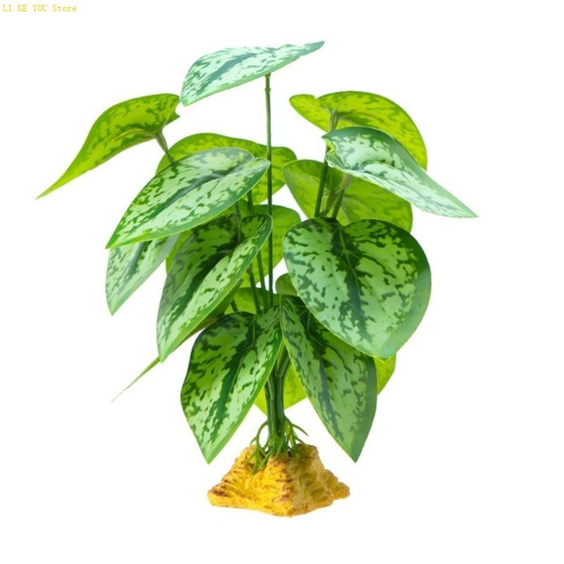 W3JE Terrarium Decorative Plan - Planted Aquarium Jungle 评论和价格