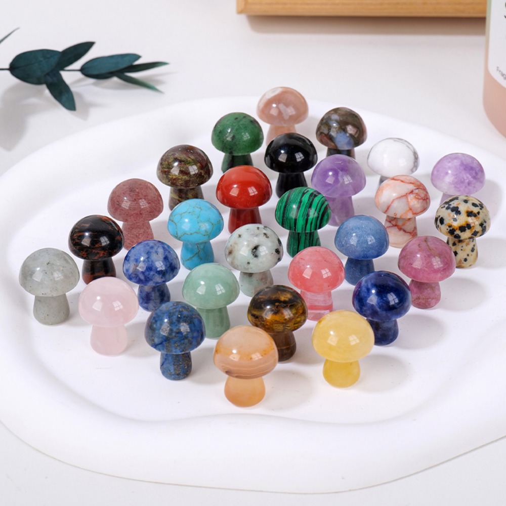 Natural Crystal Mushroom Gemst - Planted Aquarium Jungle 评论和价格