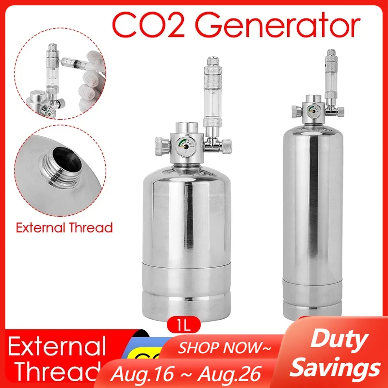 1L/2L Aquarium CO2 Generator S - Planted Aquarium Tank Kit 评论和价格