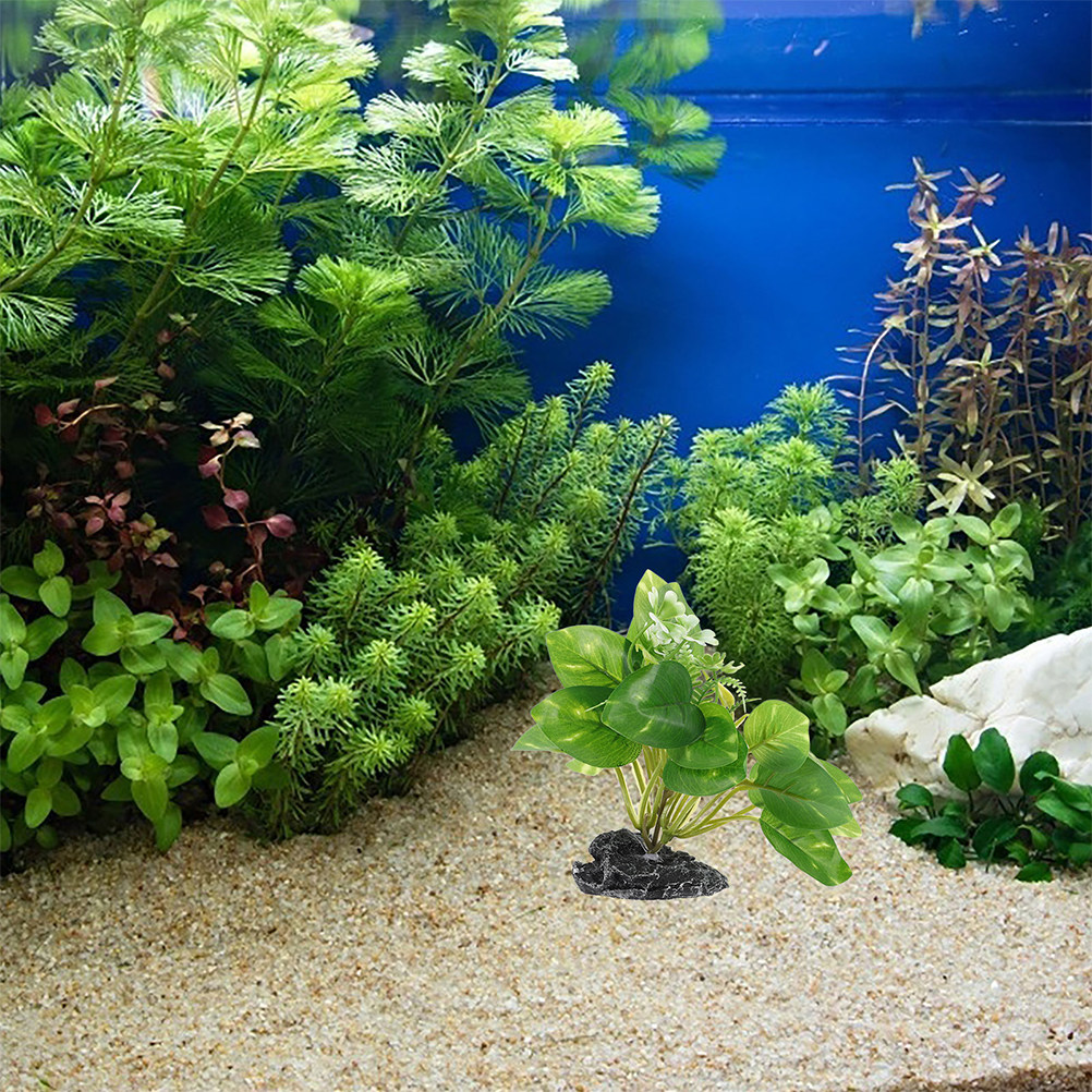 2Pcs Water Plant Bonsai Fake P - Planted Aquarium Maintenance 评论和价格