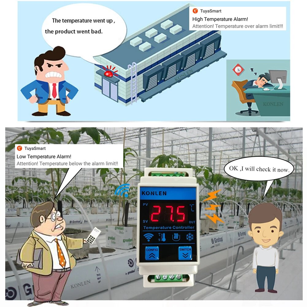 Tuya WIFI Temperature Sensor T - Planted Aquarium Temperature 评论和价格