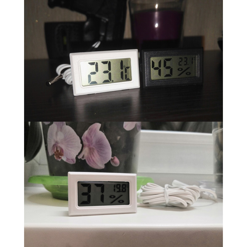 Mini Digital Humidity Meter Th - Planted Aquarium Temperature 评论和价格