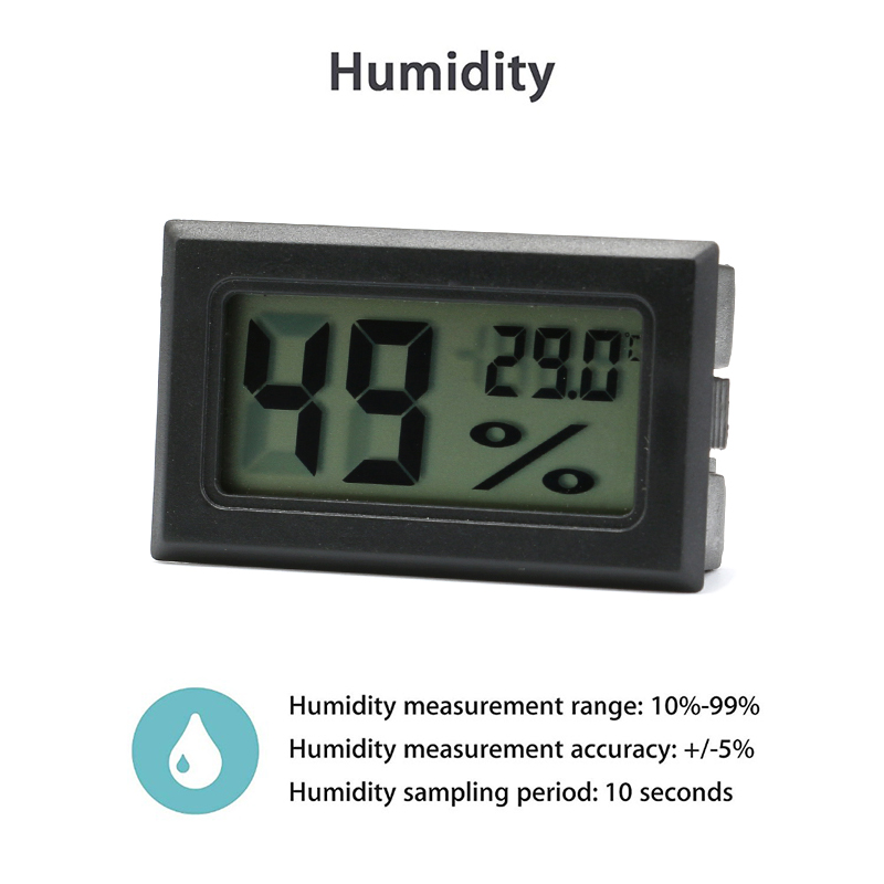 Mini Digital Humidity Meter Th - Planted Aquarium Temperature 评论和价格