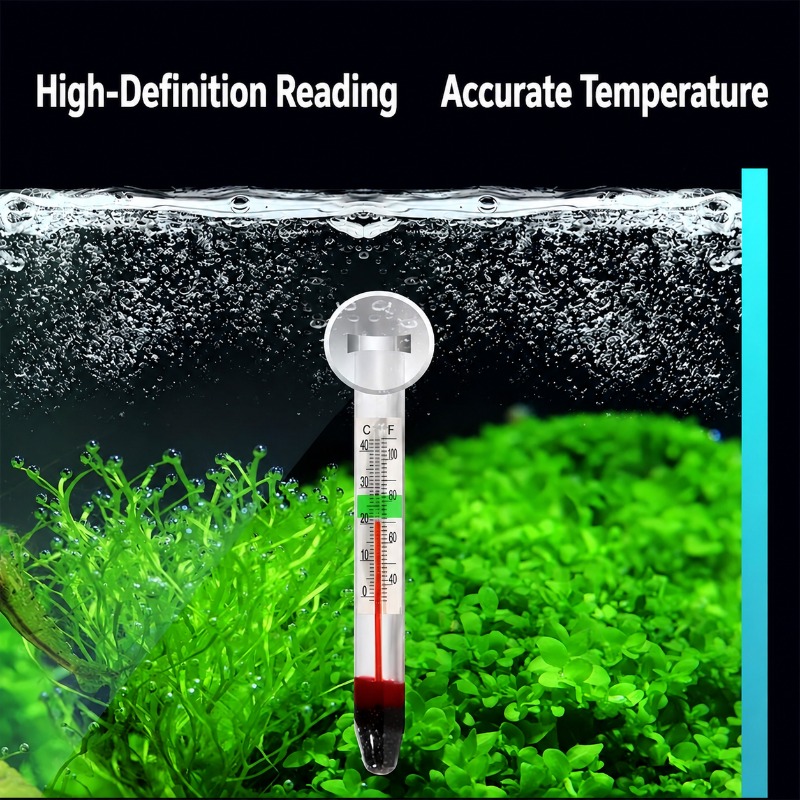 Aquarium Glass Thermometer wit - Planted Aquarium Temperature 评论和价格