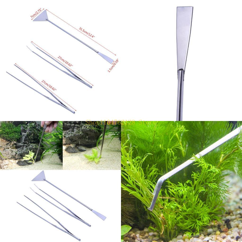 3-Piece Aquarium Tool Kit Stai - Planted Aquarium Best Fish 评论和价格