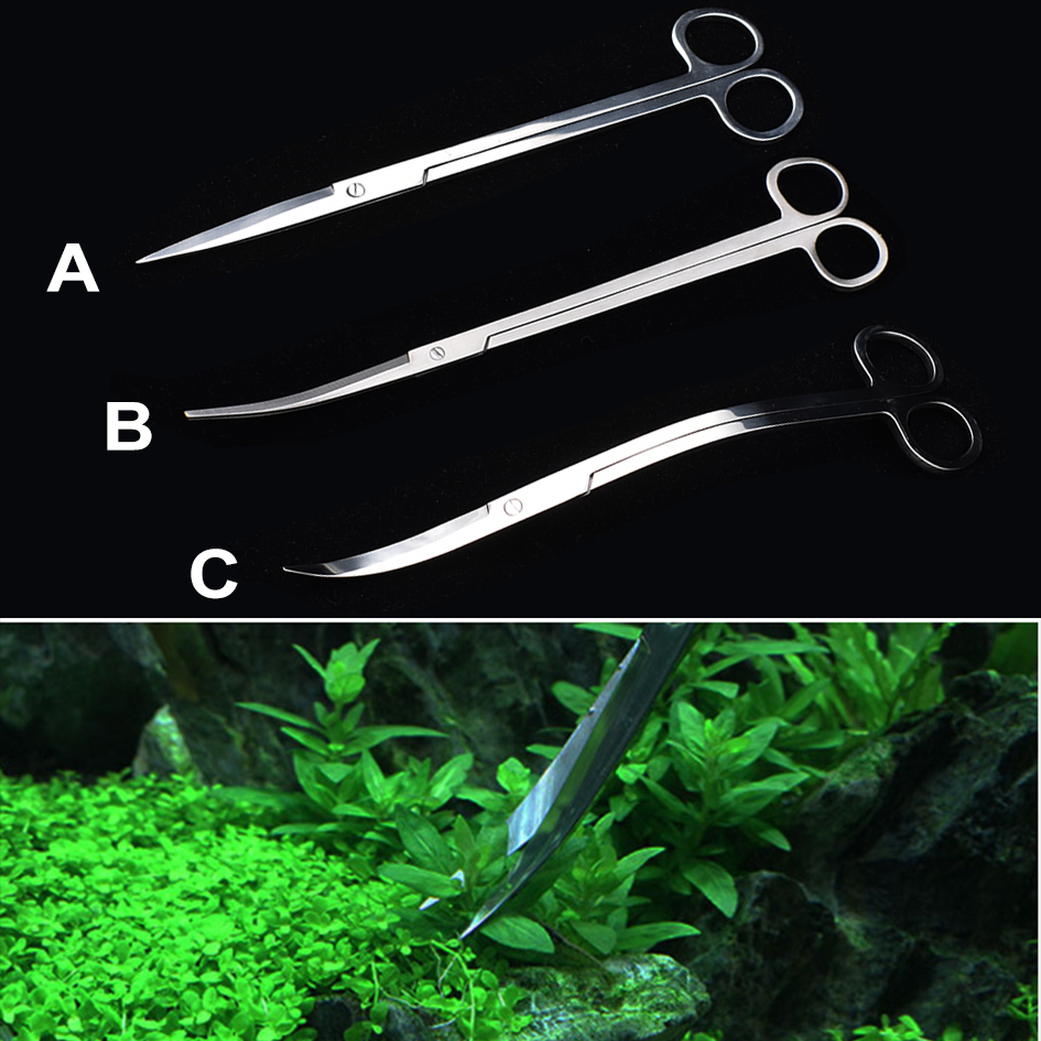 25cm Stainless Steel Aquarium  - Planted Aquarium Tools 评论和价格