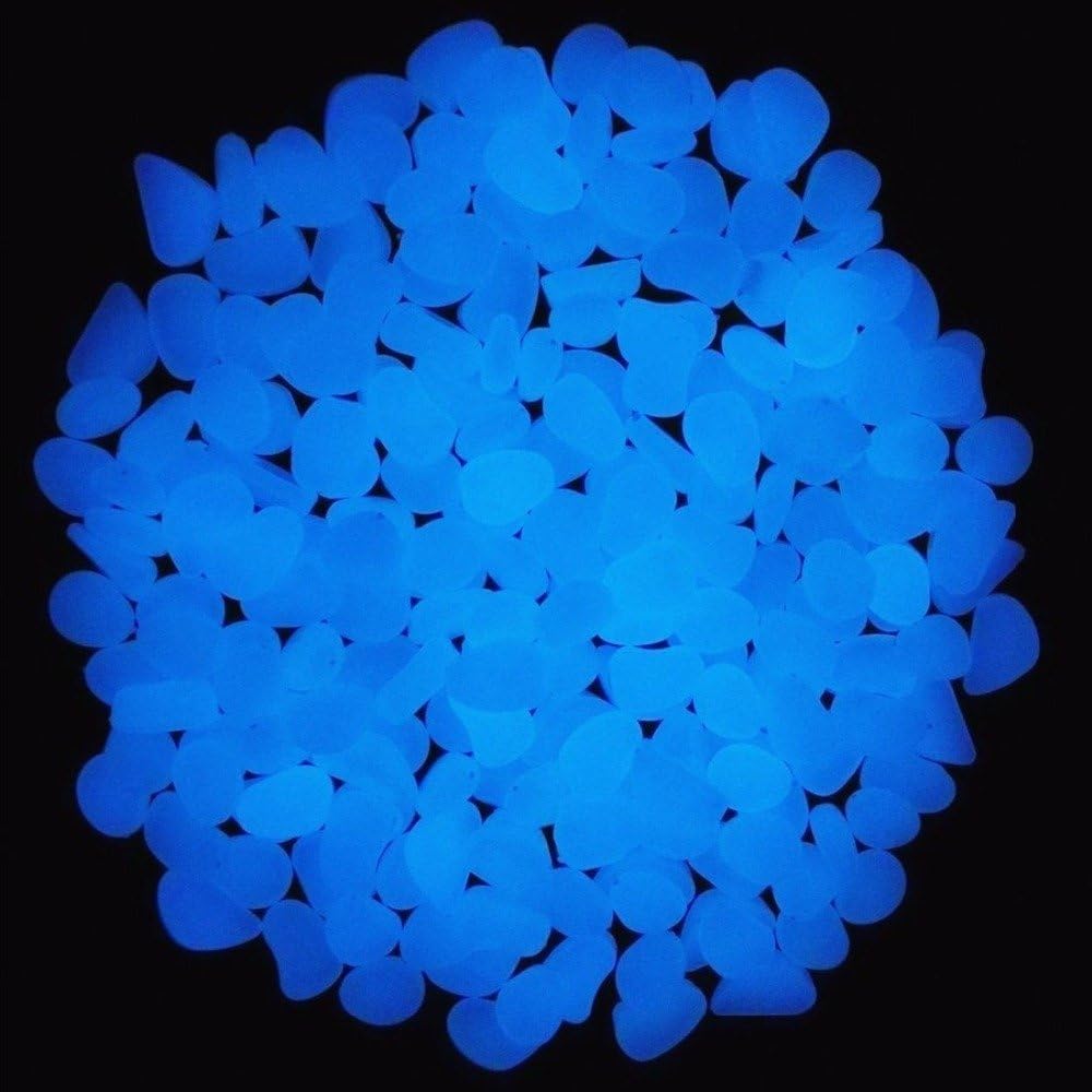 Fish Tank Rocks Glow Blue Pebb - Planted Aquarium Equipment 评论和价格