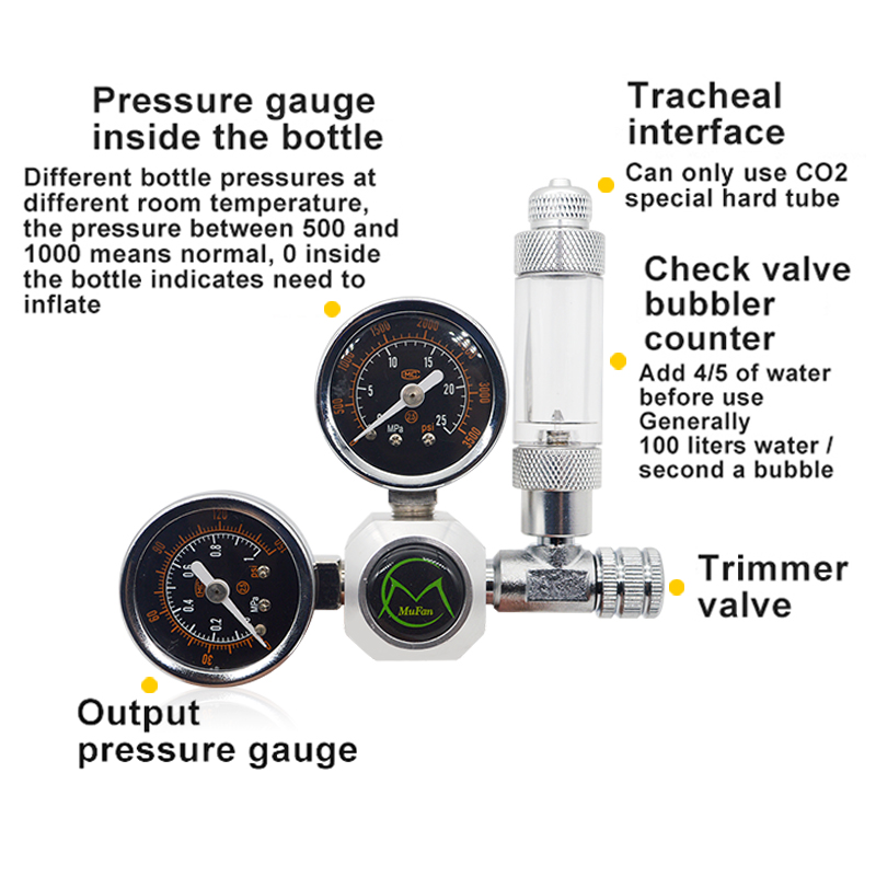 Aquarium CO2 Regulator Magneti - Planted Aquarium Tank Kit 评论和价格