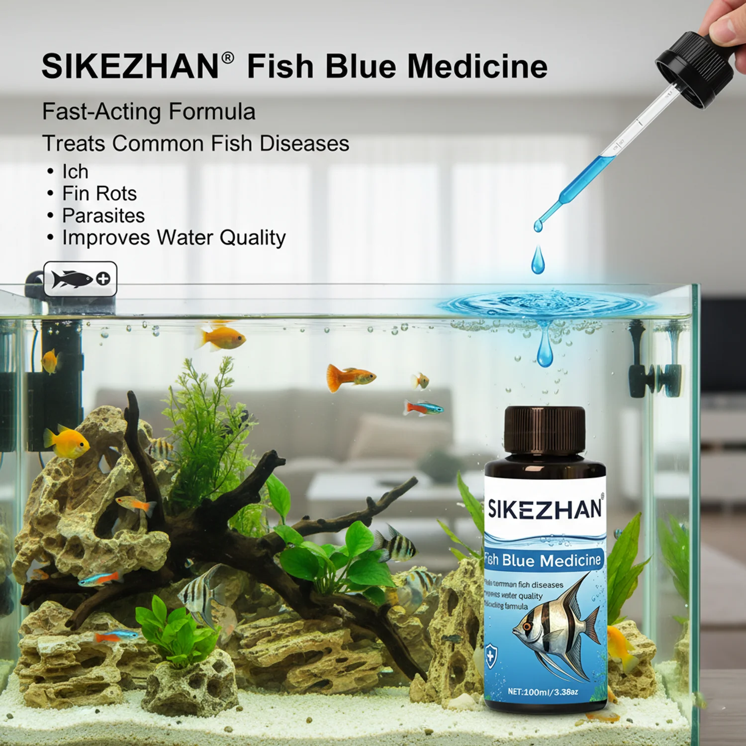 500ml Methylene Blue Solution  - Planted Aquarium Tools 评论和价格