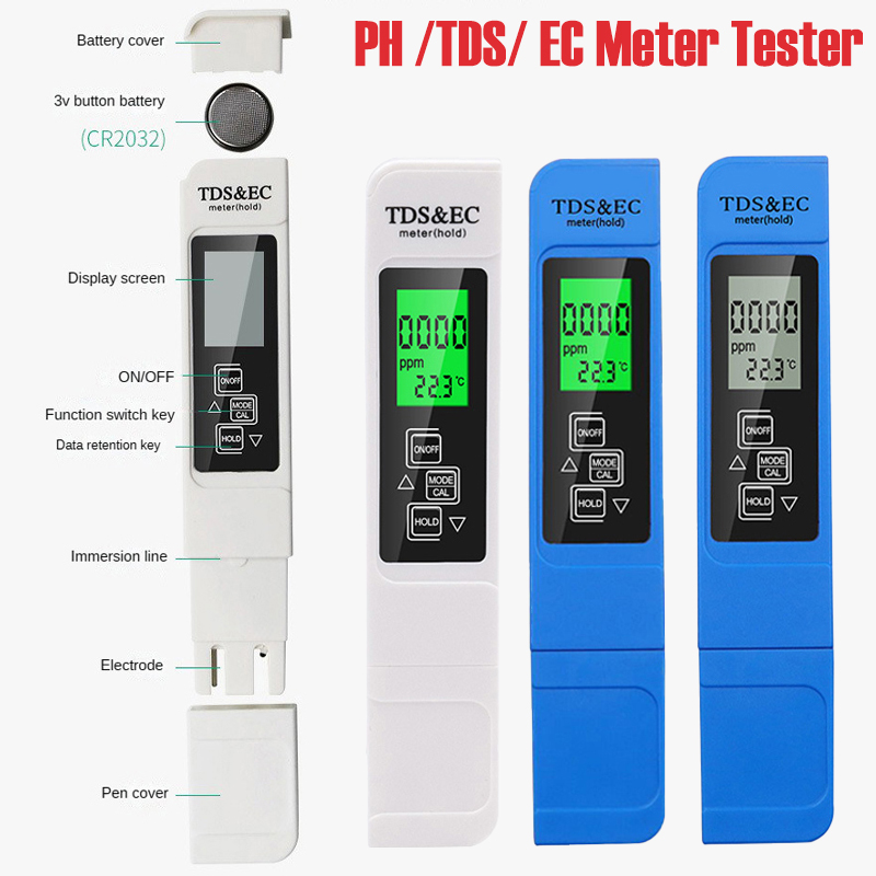 3 in 1 TEMP/TDS/EC Meter Teste - Planted Aquarium Temperature 评论和价格