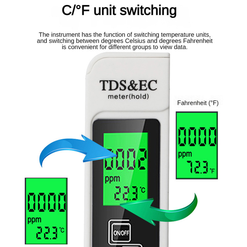3 in 1 TEMP/TDS/EC Meter Teste - Planted Aquarium Temperature 评论和价格