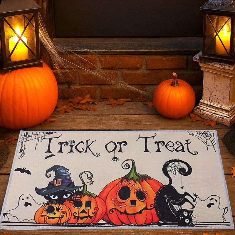Halloween Pumpkin Doormat Hall - Aquarium Zombie 评论和价格