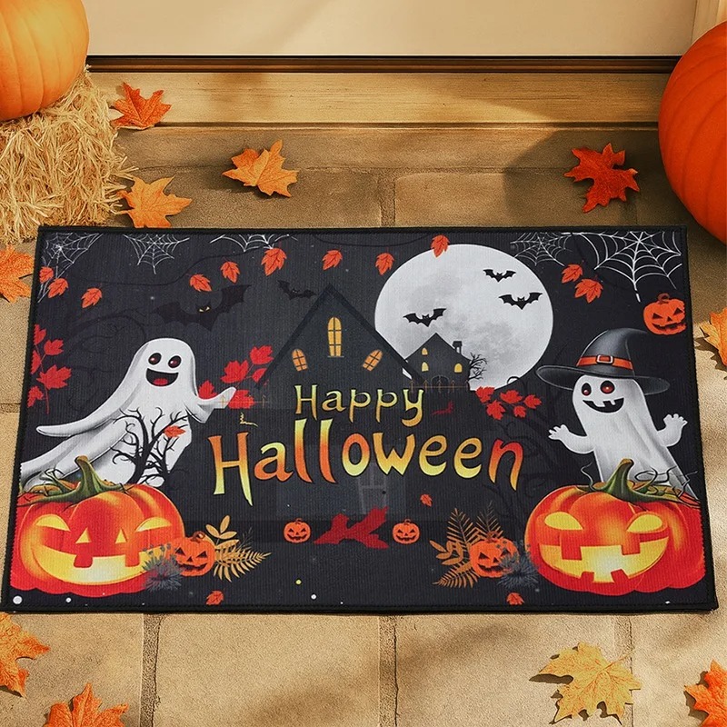Halloween Pumpkin Doormat Hall - Aquarium Zombie 评论和价格