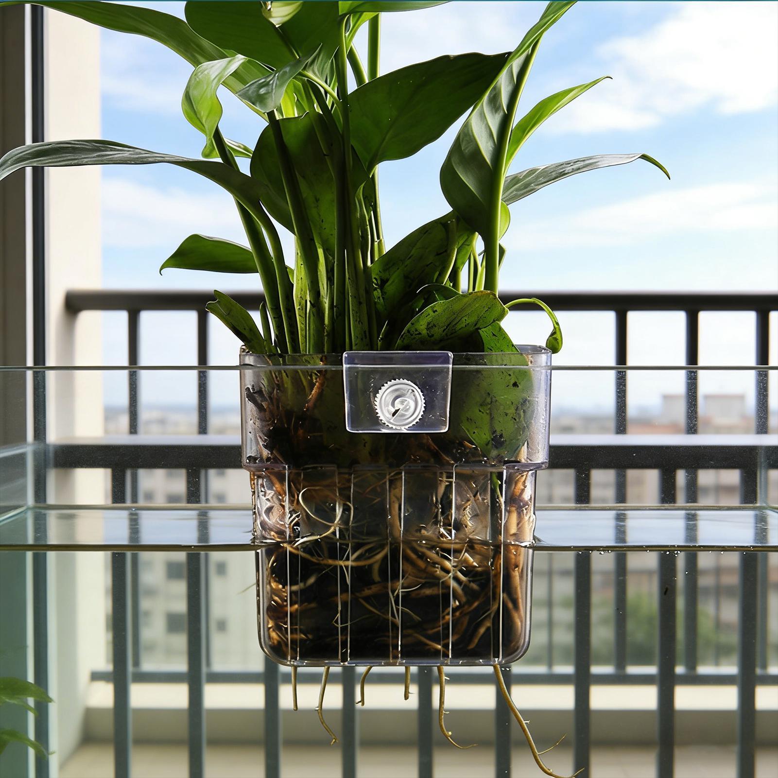 Aquarium Transparent Hanger Po - Aquarium Plant Live 评论和价格