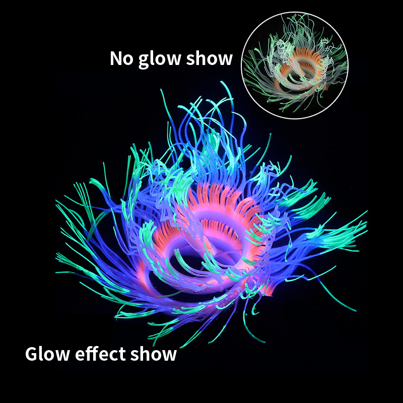 Soft Silicone Sea Anemone Cora - Aquarium Plant Gel 评论和价格