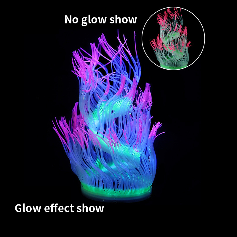 Soft Silicone Sea Anemone Cora - Aquarium Plant Gel 评论和价格