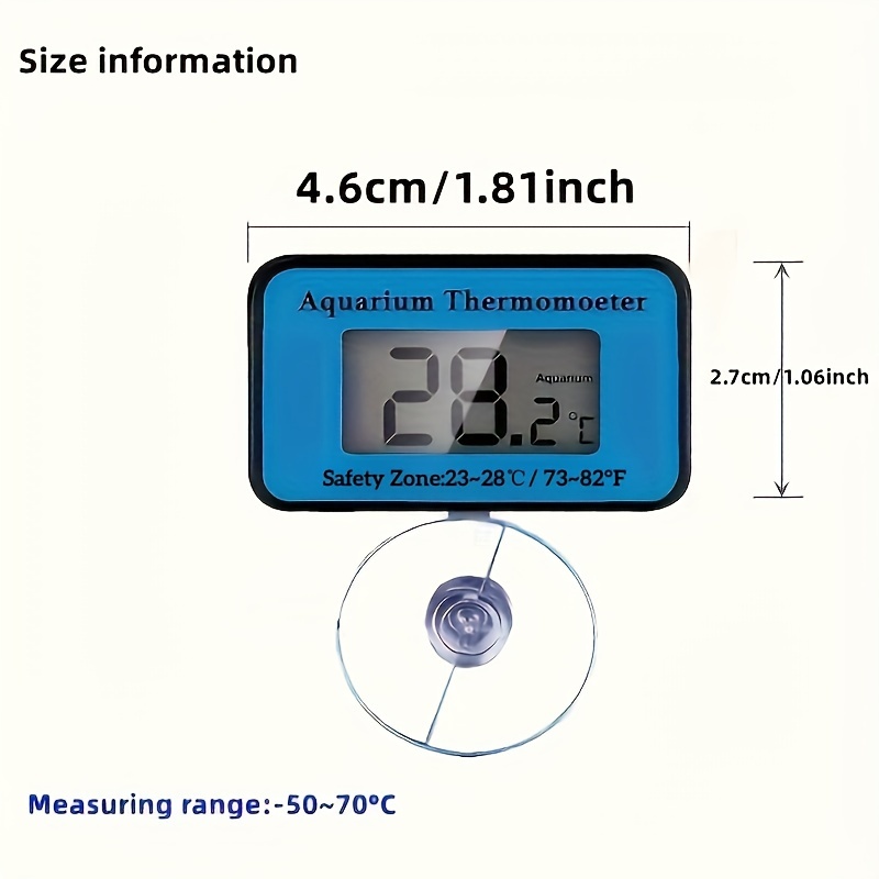 LCD Digital Aquarium Thermomet - Planted Aquarium Temperature 评论和价格