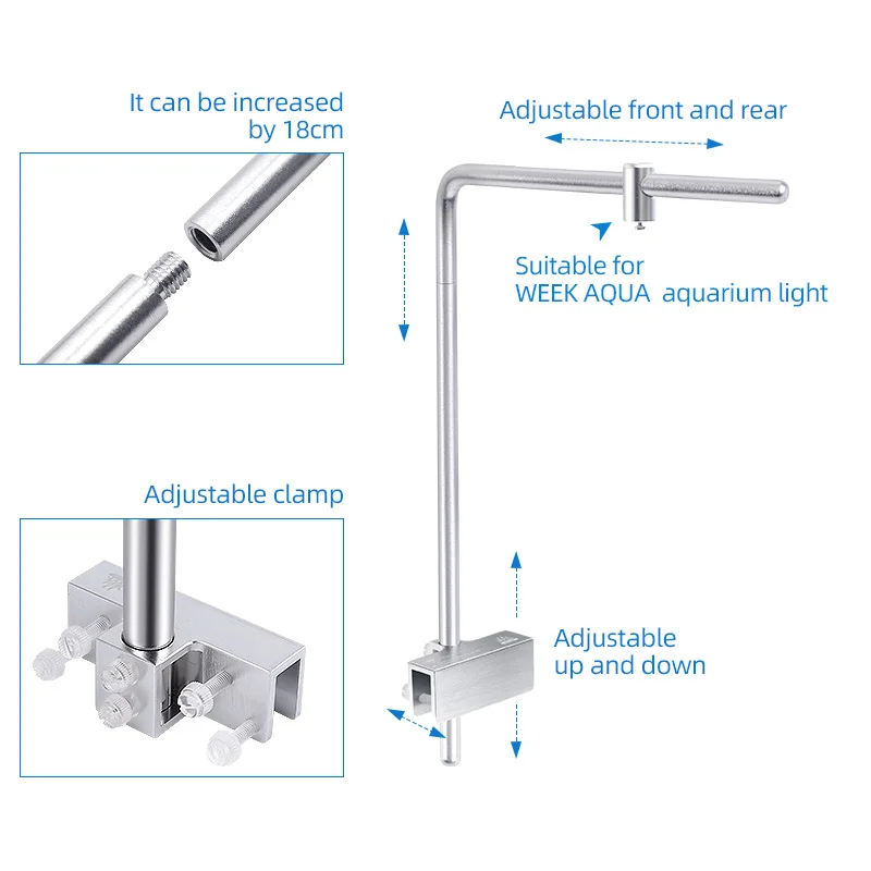 Week Aqua Light Stand Universa - Aquarium Plant Iron 评论和价格